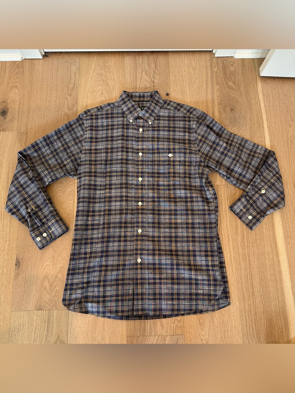 Orvis Men's Plaid Button-Down Shirt - wrinkle free EZ cool